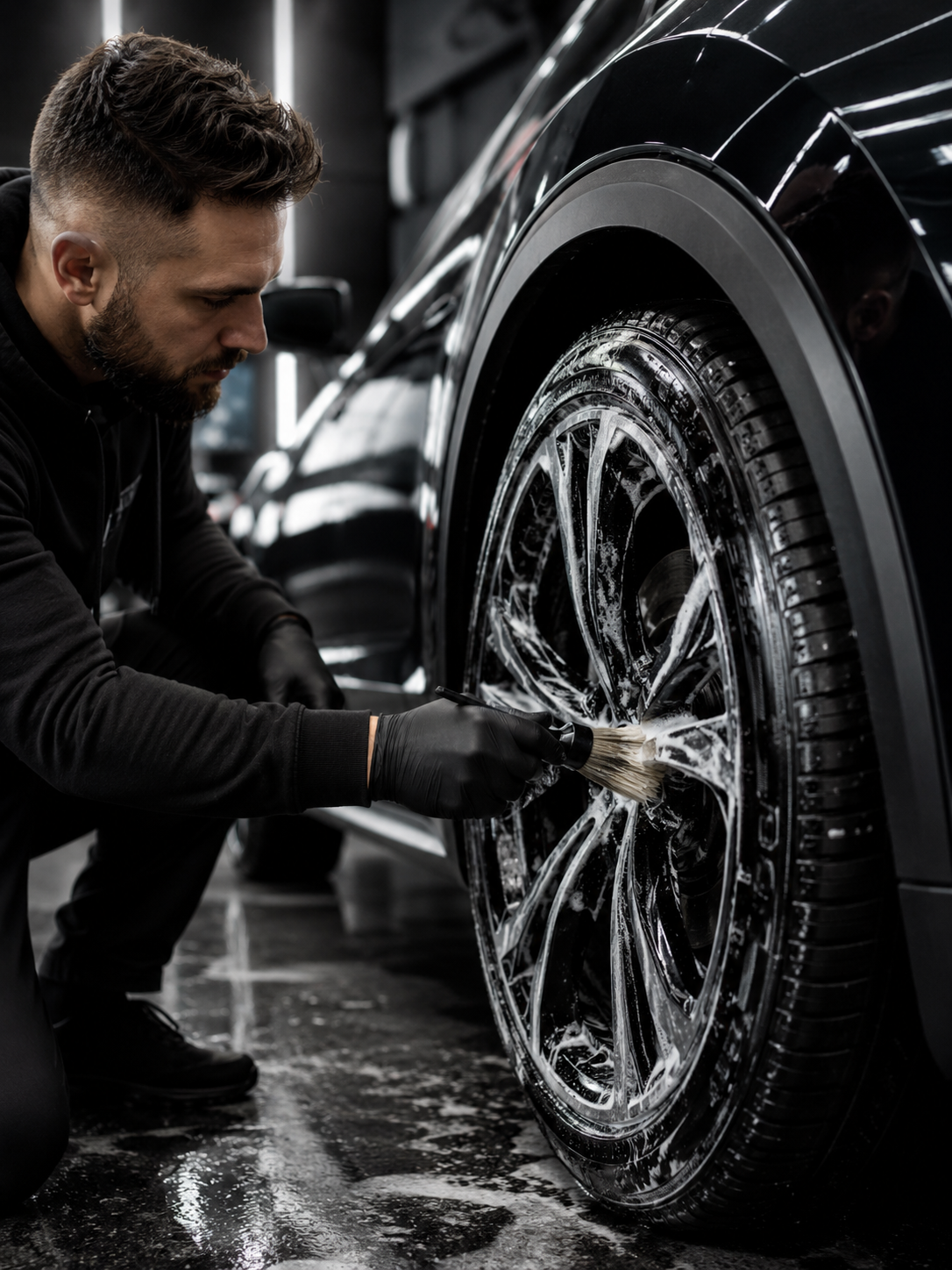 kurcar motor jant temizligi